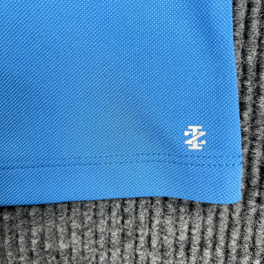 IZOD Womens Shirt Golf Polo Large Blue Sleeveless Outdoor Lightweight Casual - Picture 4 of 11